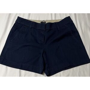 J.Crew Women’s Navy Cotton Chino Shorts Size 2